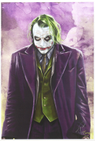 "The Joker" The Dark Knight 13x19 Lithograph by Tony Santiago (PA) at PristineAuction.com