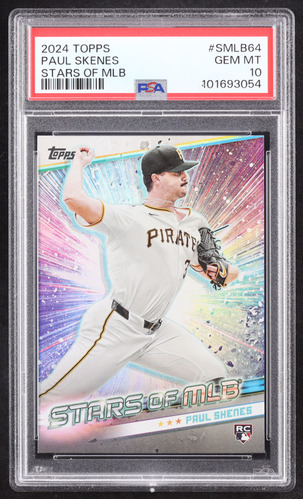 Paul Skenes 2024 Topps Stars of MLB #SMLB64 RC (PSA 10) at PristineAuction.com Paul Skenes 2024 Topps Stars of MLB #SMLB64 RC (PSA 10) at PristineAuction.com