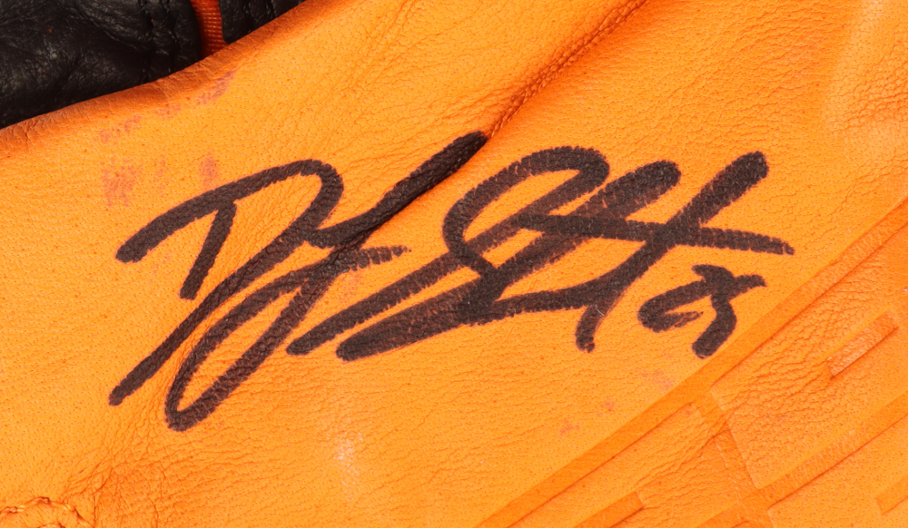 DJ Stewart Signed Game-Used Franklin Batting Glove (JSA) at PristineAuction.com DJ Stewart Signed Game-Used Franklin Batting Glove (JSA) at PristineAuction.com