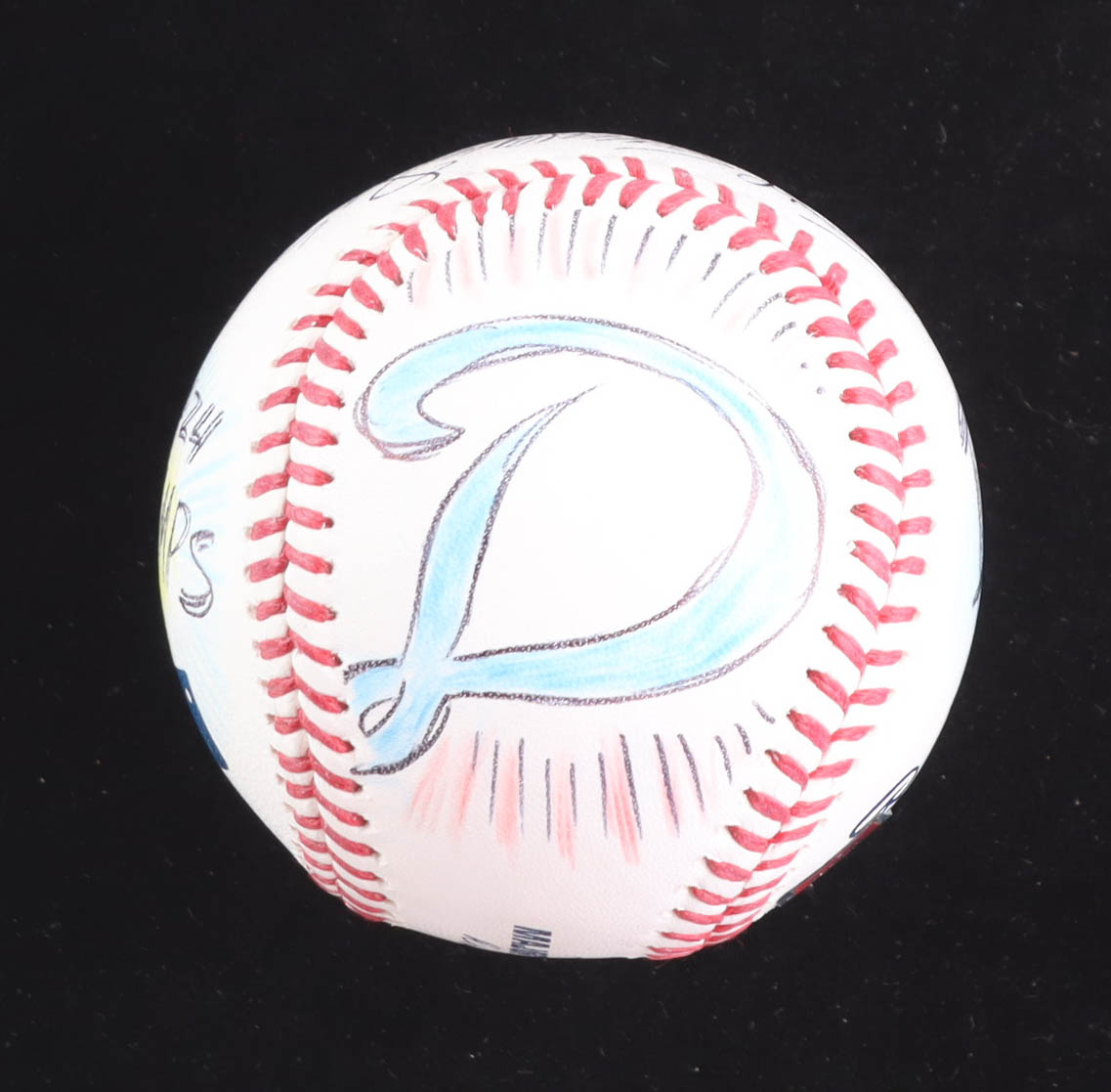 Guy Gilchrist Signed OML Baseball With Original Jim Henson's "The Muppets" Character Sketches & Multiple Inscriptions | Dodgers (PA) at PristineAuction.com Guy Gilchrist Signed OML Baseball With Original Jim Henson's "The Muppets" Character Sketches & Multiple Inscriptions | Dodgers (PA) at PristineAuction.com