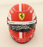 Charles Leclerc Signed Ferrari 1:2 Scale Racing Mini Helmet (Beckett) at PristineAuction.com