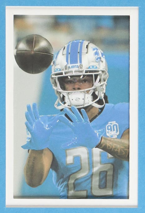 Jahmyr Gibbs Signed Custom Framed Jersey Display (JSA) at PristineAuction.com Jahmyr Gibbs Signed Custom Framed Jersey Display (JSA) at PristineAuction.com