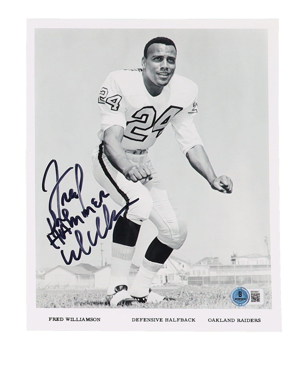 Fred Williamson Signed 8x10 Photo Inscribed "The Hammer" (Beckett) at PristineAuction.com Fred Williamson Signed 8x10 Photo Inscribed "The Hammer" (Beckett) at PristineAuction.com