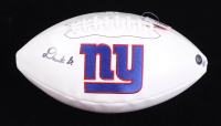 Deonte Banks Signed Giants Logo Football (Beckett) at PristineAuction.com