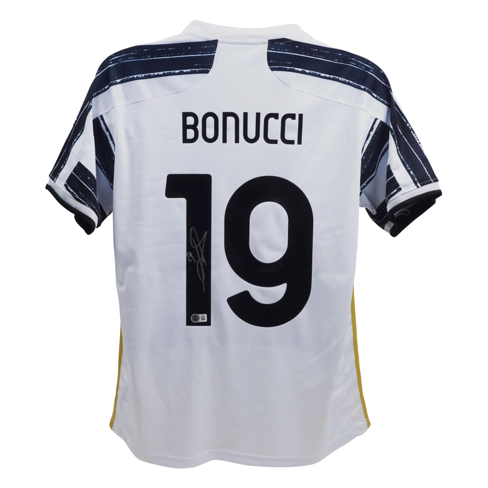 Maillot Juventus Dédicacé Par Leonardo Bonucci - Authentifié Beckett - Original
