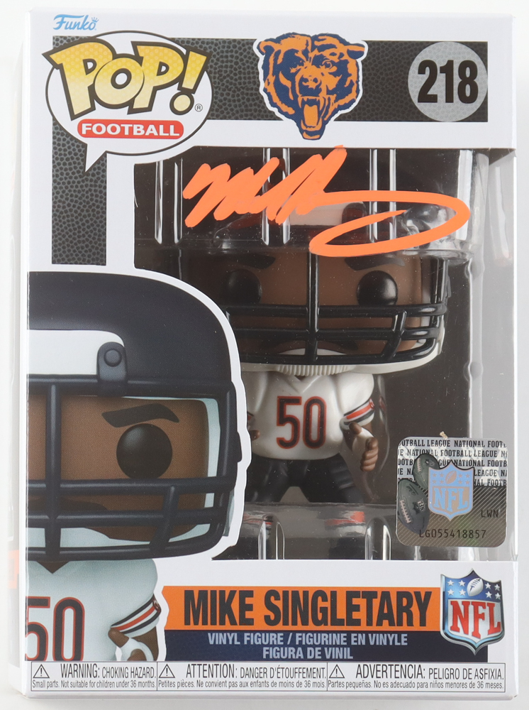 Mike Singletary Signed Bears #218 Funko Pop! Vinyl Figure (Beckett) at PristineAuction.com Mike Singletary Signed Bears #218 Funko Pop! Vinyl Figure (Beckett) at PristineAuction.com