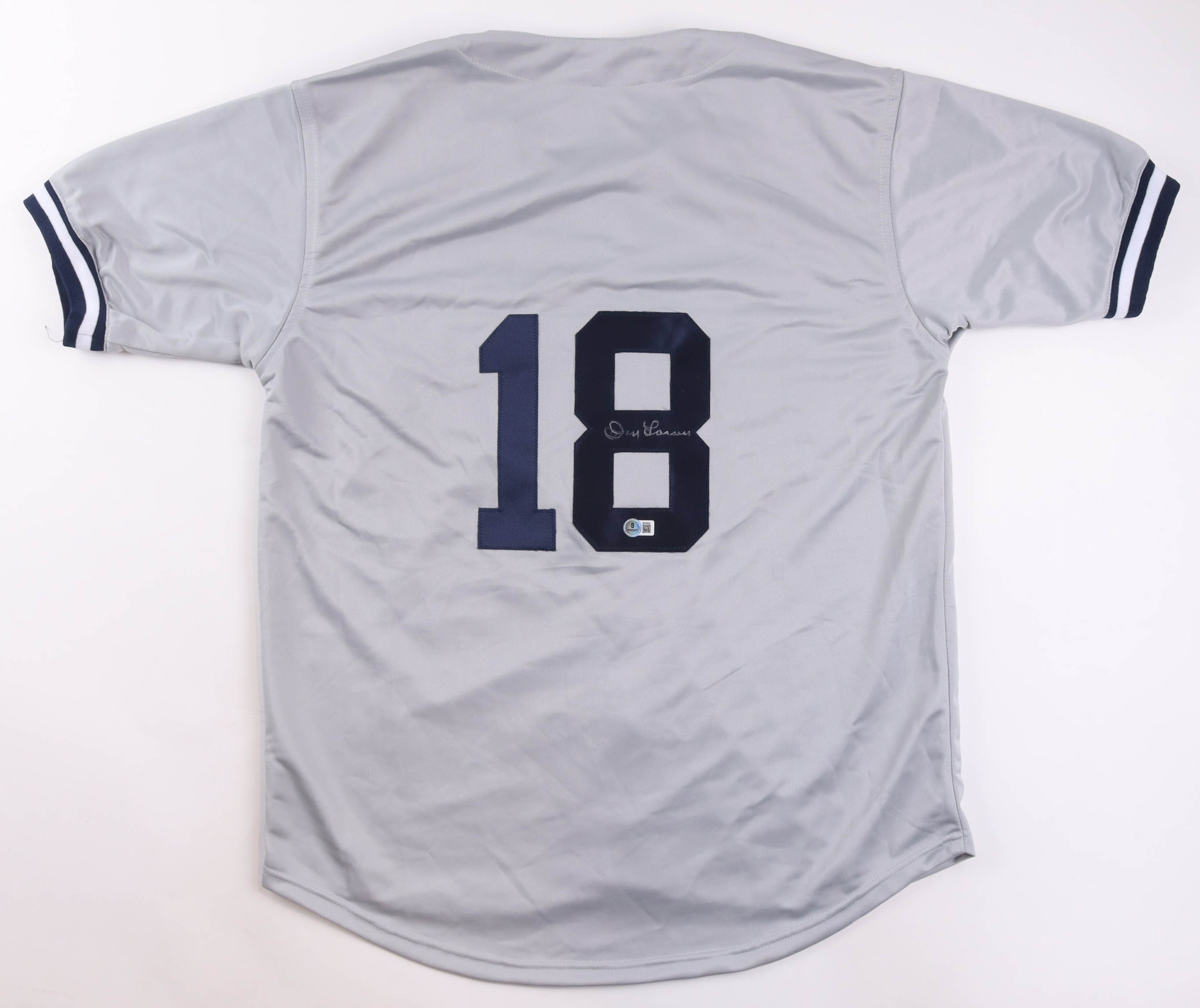 Don Larsen Signed Jersey (Beckett) at PristineAuction.com Don Larsen Signed Jersey (Beckett) at PristineAuction.com