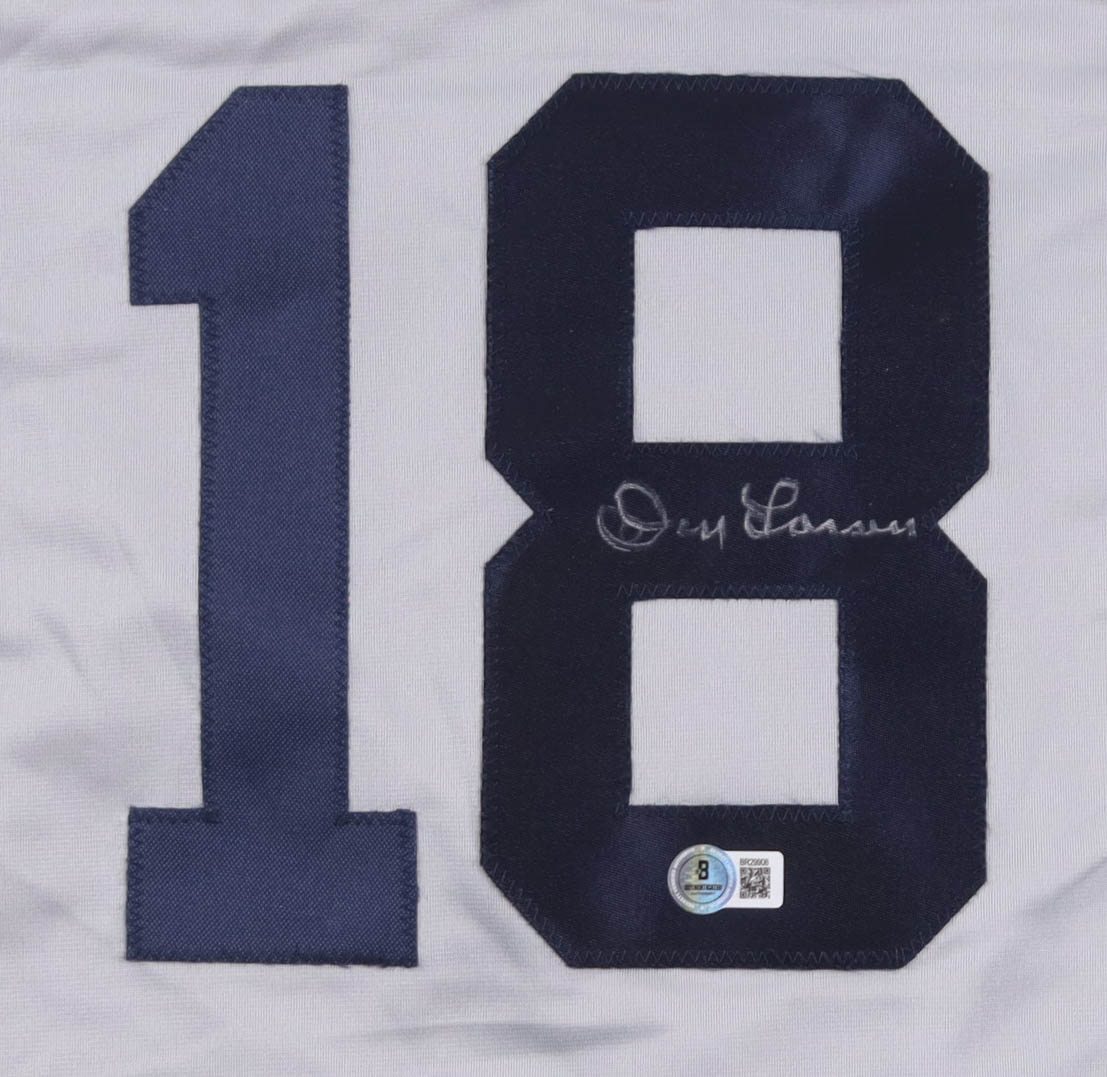 Don Larsen Signed Jersey (Beckett) at PristineAuction.com Don Larsen Signed Jersey (Beckett) at PristineAuction.com
