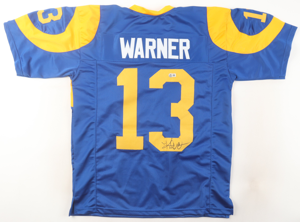 Kurt Warner Signed Jersey (Beckett) at PristineAuction.com Kurt Warner Signed Jersey (Beckett) at PristineAuction.com