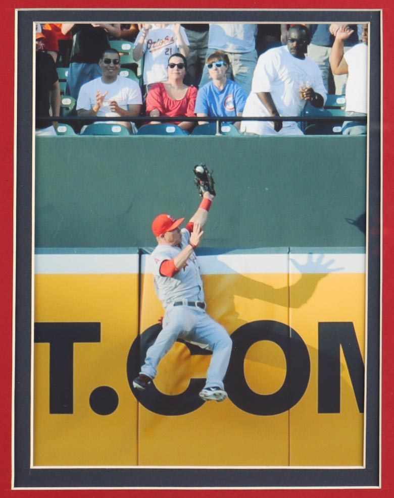 Mike Trout Custom Framed Jersey Display With Team Logo Pin & (2) Cloth Team Logo Patches at PristineAuction.com Mike Trout Custom Framed Jersey Display With Team Logo Pin & (2) Cloth Team Logo Patches at PristineAuction.com
