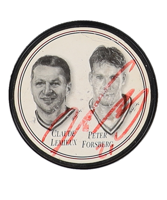 Peter Forsberg Signed Official NHL Hockey Puck (Beckett) at PristineAuction.com Peter Forsberg Signed Official NHL Hockey Puck (Beckett) at PristineAuction.com