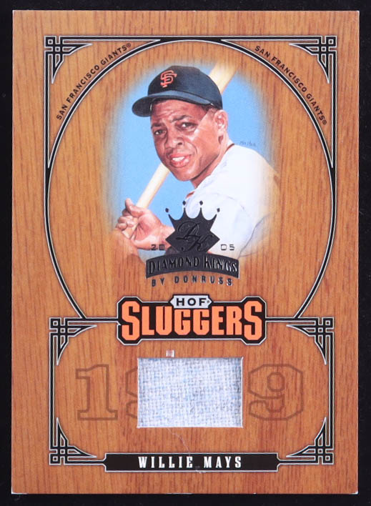 Willie Mays 2005 Diamond Kings HOF Sluggers Bat #HS10 #40/50 at PristineAuction.com Willie Mays 2005 Diamond Kings HOF Sluggers Bat #HS10 #40/50 at PristineAuction.com