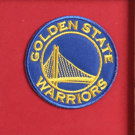 Stephen Curry Signed Custom Framed Jersey Display With 2017 NBA Finals Pin & (2) Cloth Team Logo Patches (JSA) at PristineAuction.com Stephen Curry Signed Custom Framed Jersey Display With 2017 NBA Finals Pin & (2) Cloth Team Logo Patches (JSA) at PristineAuction.com