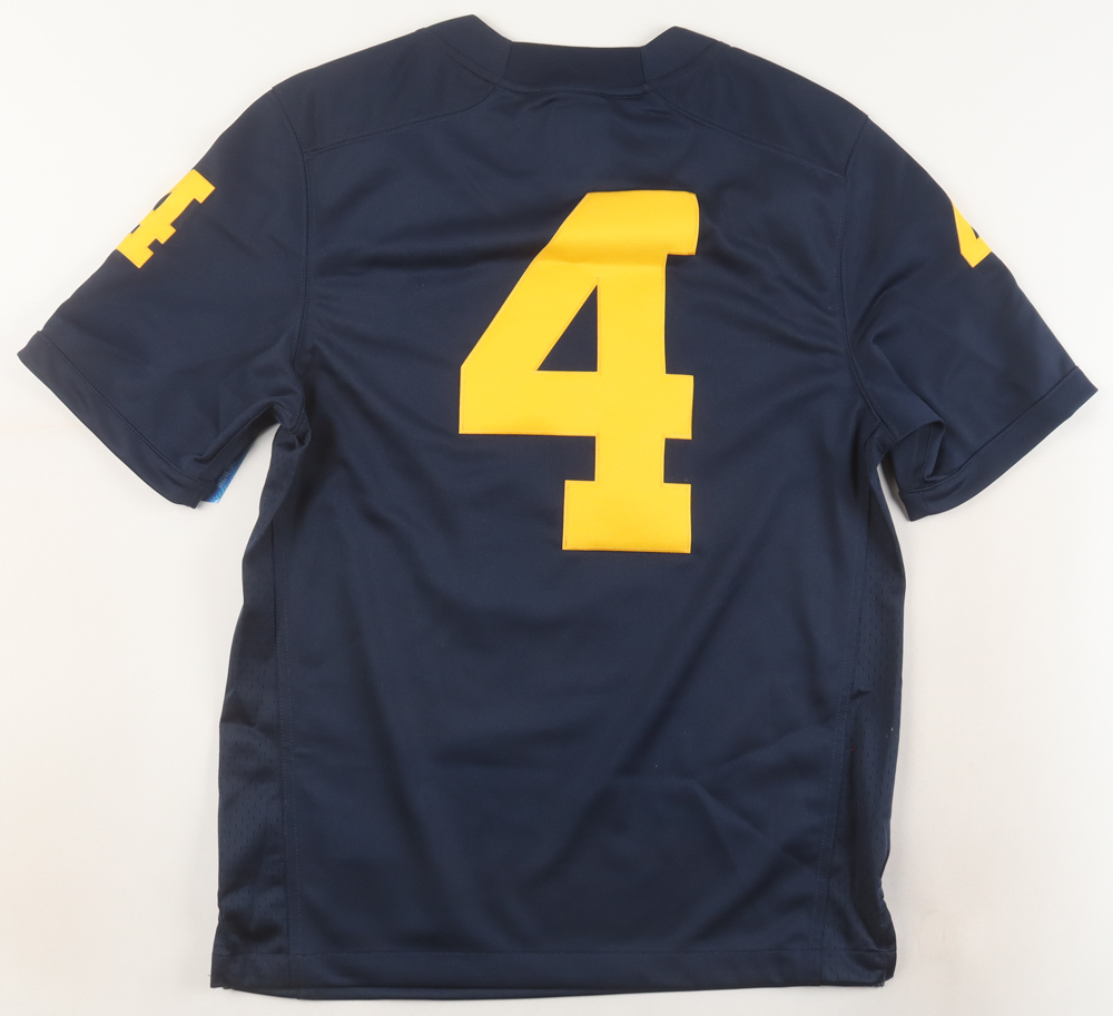 2023 Michigan Wolverines Team-Signed Jersey By (19) With Colston Loveland, Cornelius Johnson, Roman Wilson (Top Tier) at PristineAuction.com 2023 Michigan Wolverines Team-Signed Jersey By (19) With Colston Loveland, Cornelius Johnson, Roman Wilson (Top Tier) at PristineAuction.com