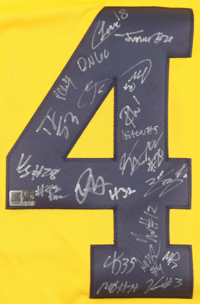 DONOVAN EDWARDS SIGNÉS MICHIGAN WOLVERINES 11X14 JSA