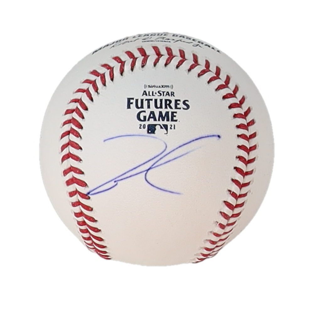 Jeter Downs Signed OML 2021 All-Star Futures Game Logo Baseball (JSA) at PristineAuction.com