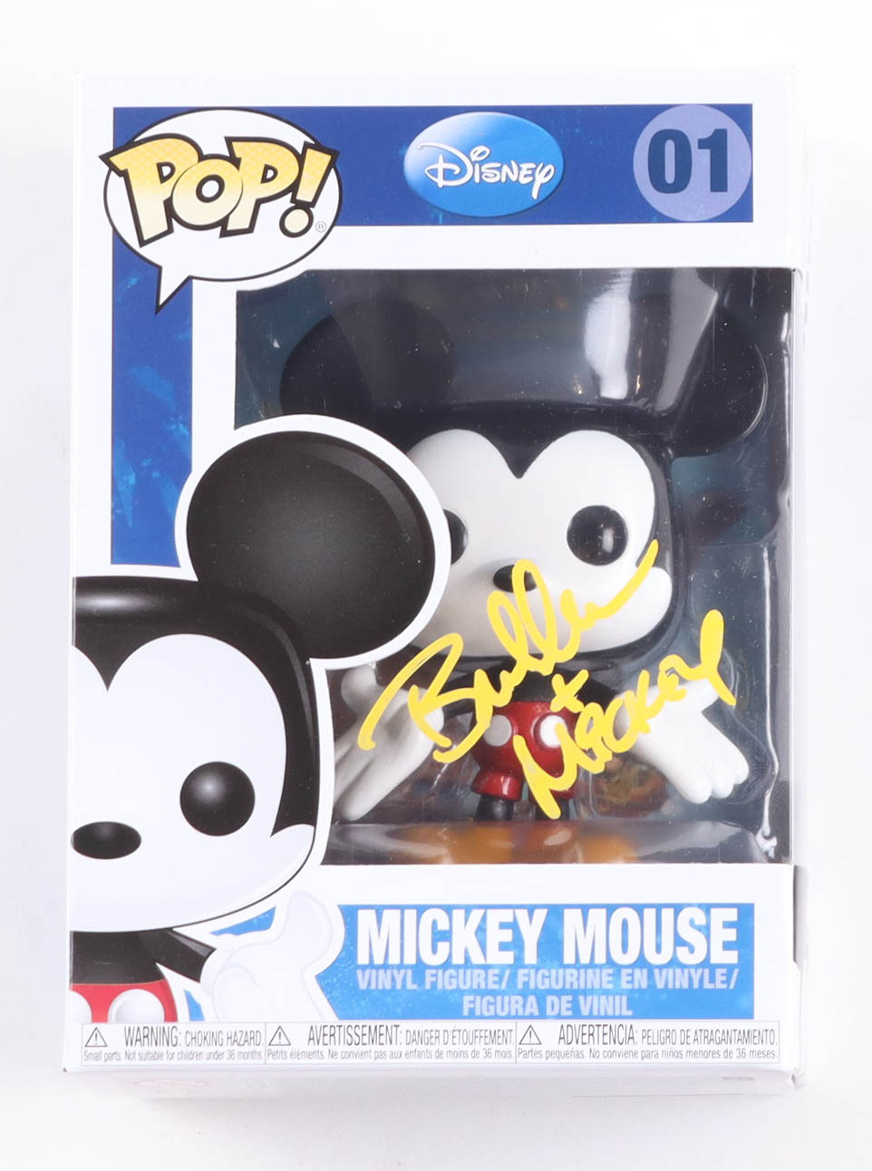 Bret Iwan Signed "Disney" #01 Mickey Mouse Funko Pop! Vinyl Figure Inscribed "Mickey" (PA) at PristineAuction.com Bret Iwan Signed "Disney" #01 Mickey Mouse Funko Pop! Vinyl Figure Inscribed "Mickey" (PA) at PristineAuction.com