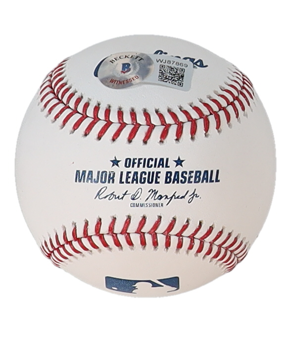 Ronald Acuna Jr. Signed OML Baseball (Beckett) at PristineAuction.com Ronald Acuna Jr. Signed OML Baseball (Beckett) at PristineAuction.com