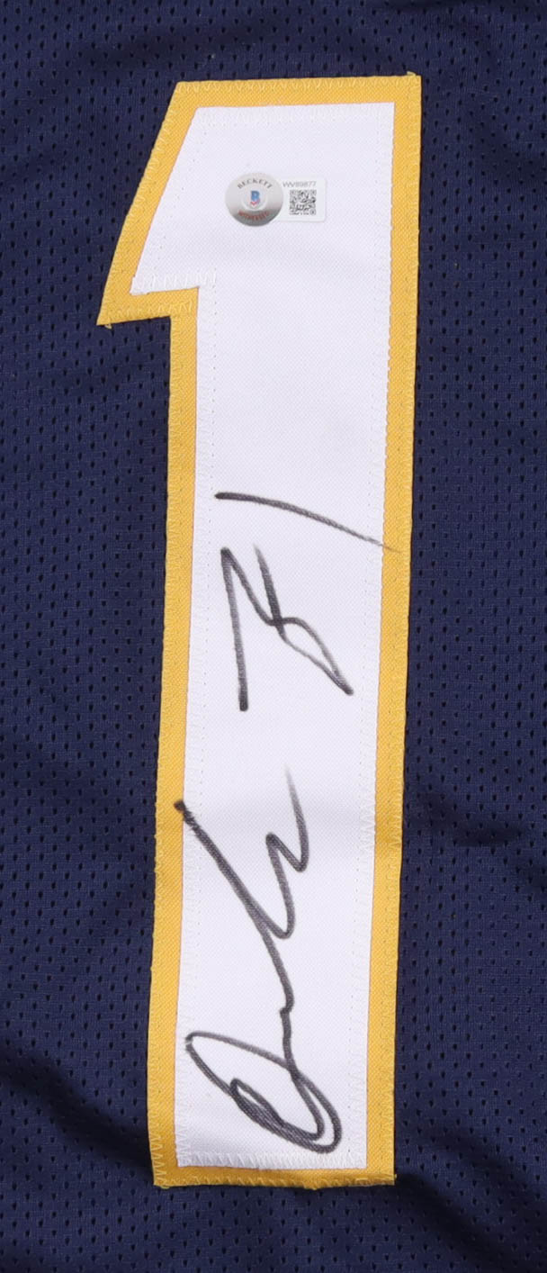 Quentin Johnston Signed Jersey (Beckett) at PristineAuction.com Quentin Johnston Signed Jersey (Beckett) at PristineAuction.com