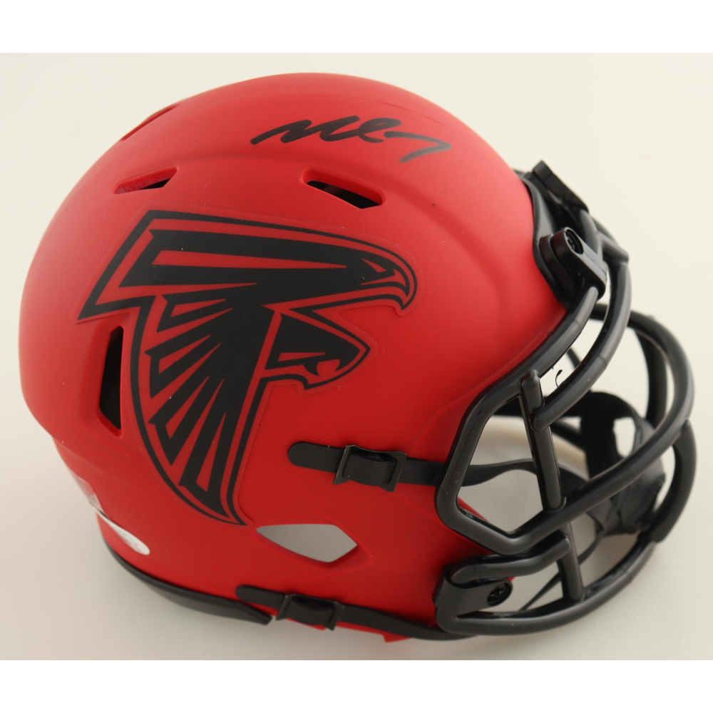 Michael Vick Signed Falcons Rave Alternate Speed Mini Helmet (JSA) at PristineAuction.com