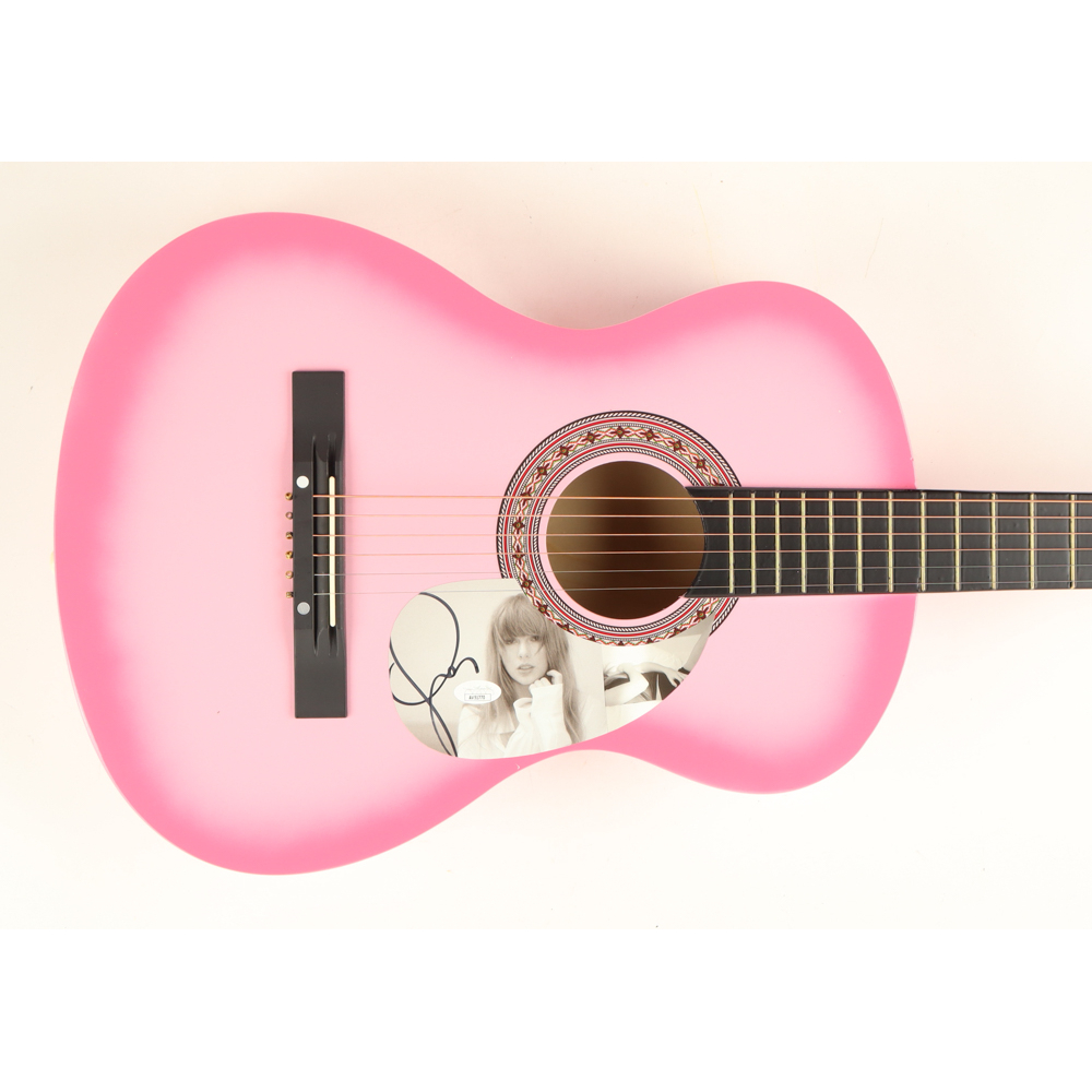 Taylor Swift Signed 38" Acoustic Guitar (JSA) at PristineAuction.com