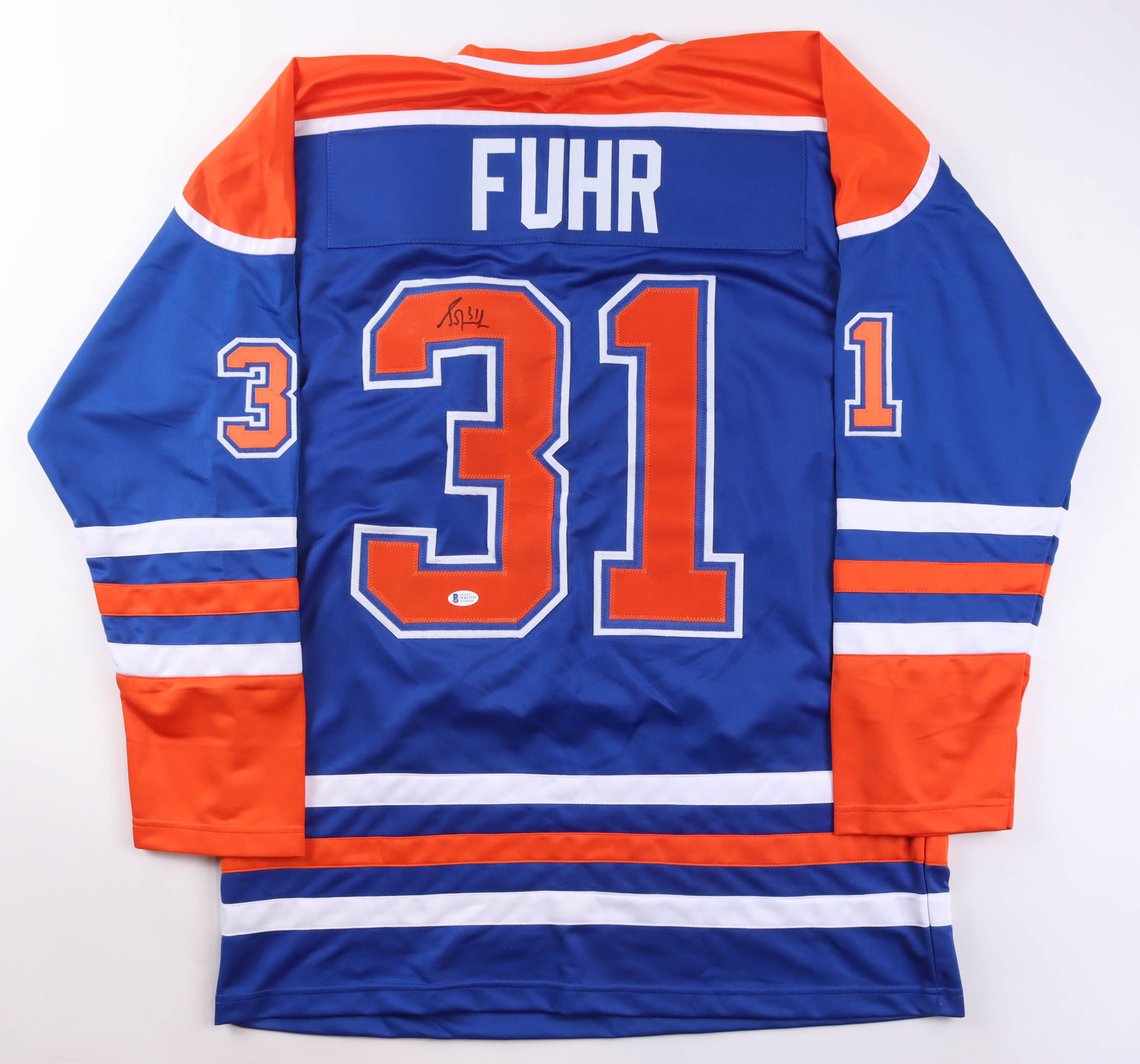 Grant Fuhr Signed Jersey (Beckett) at PristineAuction.com Grant Fuhr Signed Jersey (Beckett) at PristineAuction.com