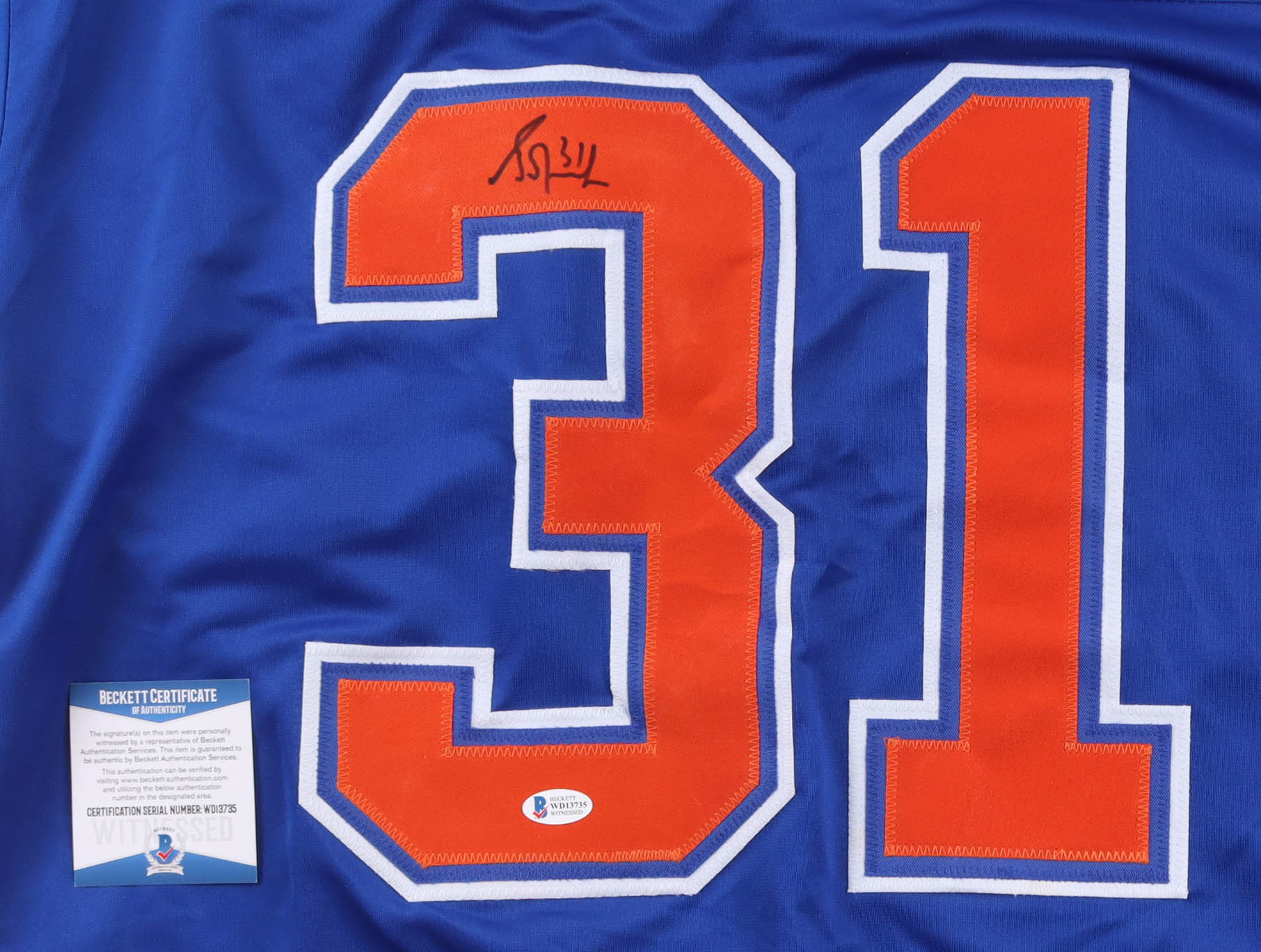 Grant Fuhr Signed Jersey (Beckett) at PristineAuction.com Grant Fuhr Signed Jersey (Beckett) at PristineAuction.com