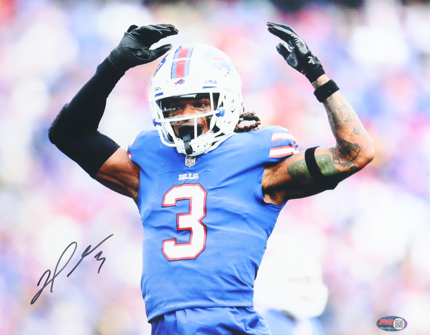 Damar Hamlin Signed Bills 11x14 Photo (PIA) at PristineAuction.com Damar Hamlin Signed Bills 11x14 Photo (PIA) at PristineAuction.com