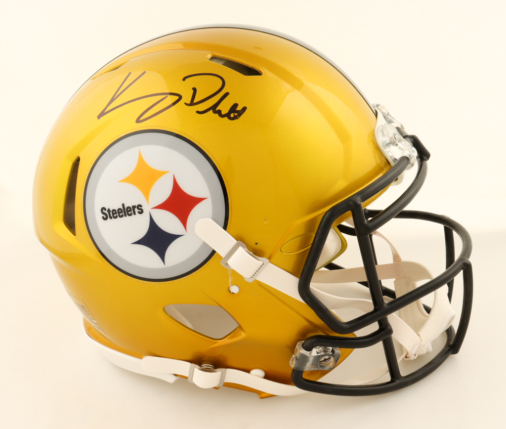 Kenny Pickett Signed Steelers Full-Size Authentic On-Field Flash Alternate Speed Helmet (Beckett) at PristineAuction.com Kenny Pickett Signed Steelers Full-Size Authentic On-Field Flash Alternate Speed Helmet (Beckett) at PristineAuction.com