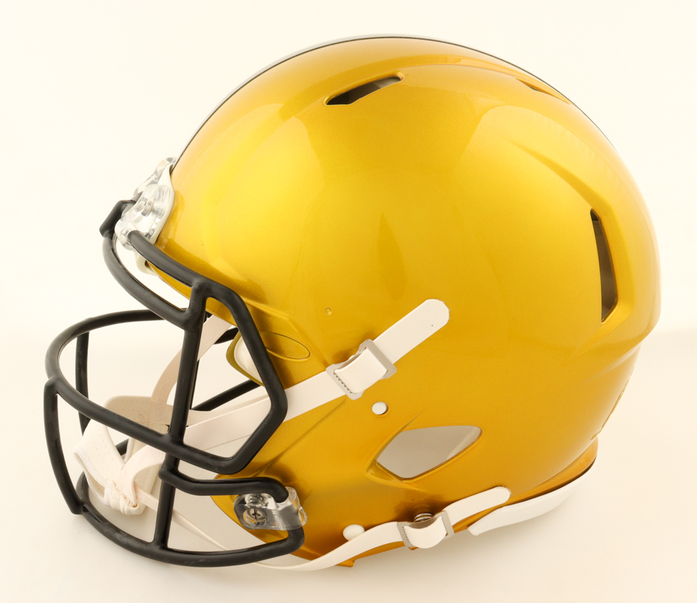 Kenny Pickett Signed Steelers Full-Size Authentic On-Field Flash Alternate Speed Helmet (Beckett) at PristineAuction.com Kenny Pickett Signed Steelers Full-Size Authentic On-Field Flash Alternate Speed Helmet (Beckett) at PristineAuction.com