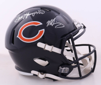 Dan Hampton & Mike Singletary Signed Bears Full-Size Speed Helmet (JSA) at PristineAuction.com