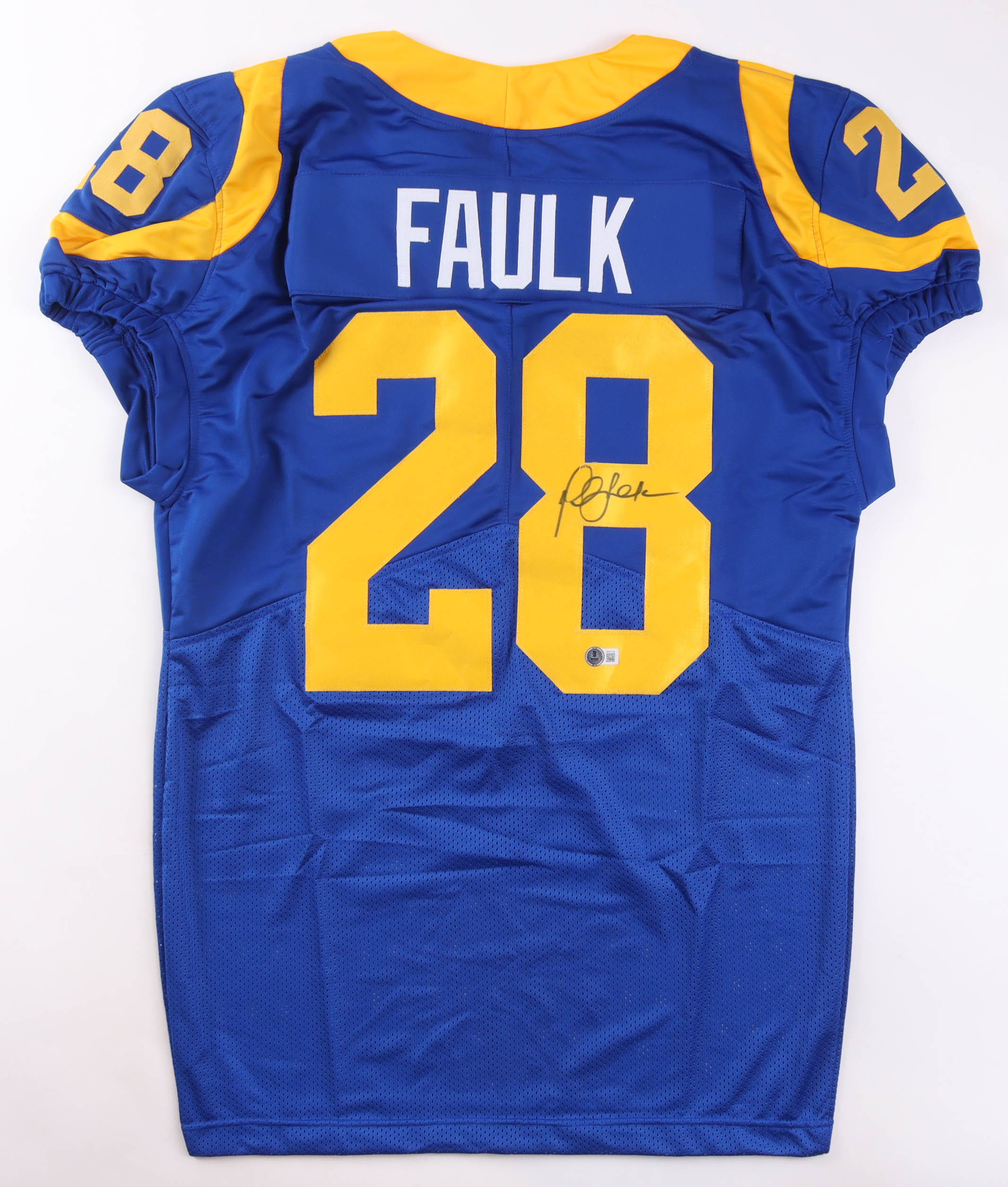 Marshall Faulk Signed Jersey (Beckett) at PristineAuction.com Marshall Faulk Signed Jersey (Beckett) at PristineAuction.com