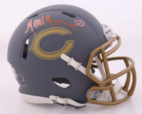 Mike Brown Signed Bears Slate Alternate Speed Mini Helmet (Beckett) at PristineAuction.com
