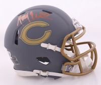 Mike Brown Signed Bears Slate Alternate Speed Mini Helmet (Beckett) at PristineAuction.com
