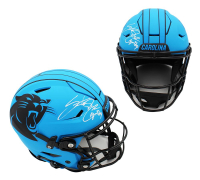 Steve Smith Sr. Signed Panthers Full-Size Authentic On-Field Rave Alternate Speedflex Helmet Inscribed "Agent 89" (Radtke) at PristineAuction.com