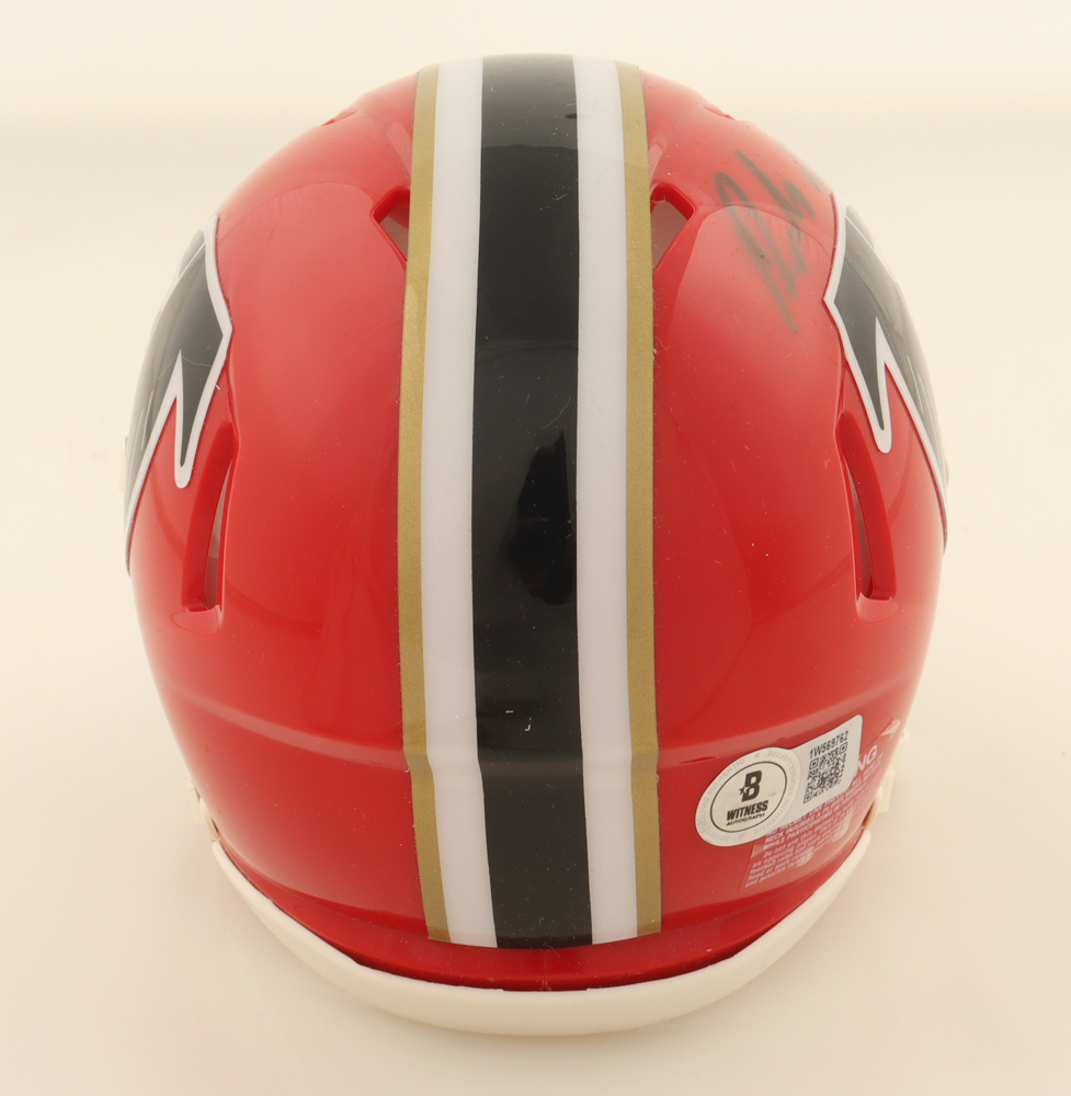 Roddy White Signed Falcons Speed Mini Helmet (Beckett) at PristineAuction.com Roddy White Signed Falcons Speed Mini Helmet (Beckett) at PristineAuction.com