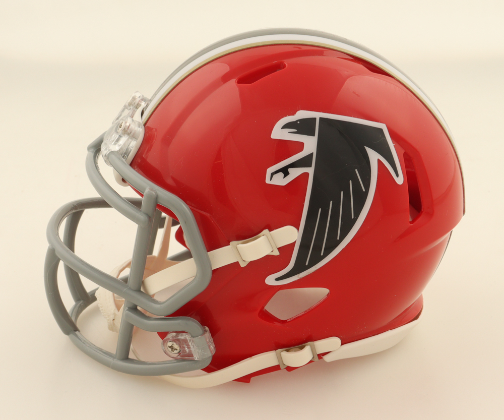 Roddy White Signed Falcons Speed Mini Helmet (Beckett) at PristineAuction.com Roddy White Signed Falcons Speed Mini Helmet (Beckett) at PristineAuction.com