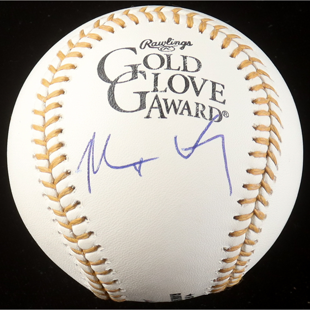 Matt Kemp Signed Gold Glove Award Baseball (Beckett) at PristineAuction.com