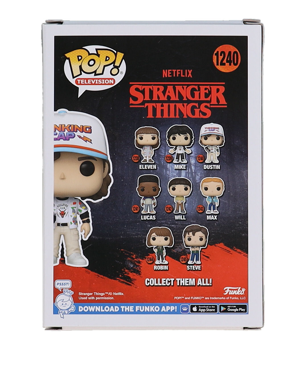 Gaten Matarazzo Signed "Stranger Things" #1240 Dustin Funko Pop! Vinyl Figure Inscribed "Dustin" (JSA) at PristineAuction.com Gaten Matarazzo Signed "Stranger Things" #1240 Dustin Funko Pop! Vinyl Figure Inscribed "Dustin" (JSA) at PristineAuction.com