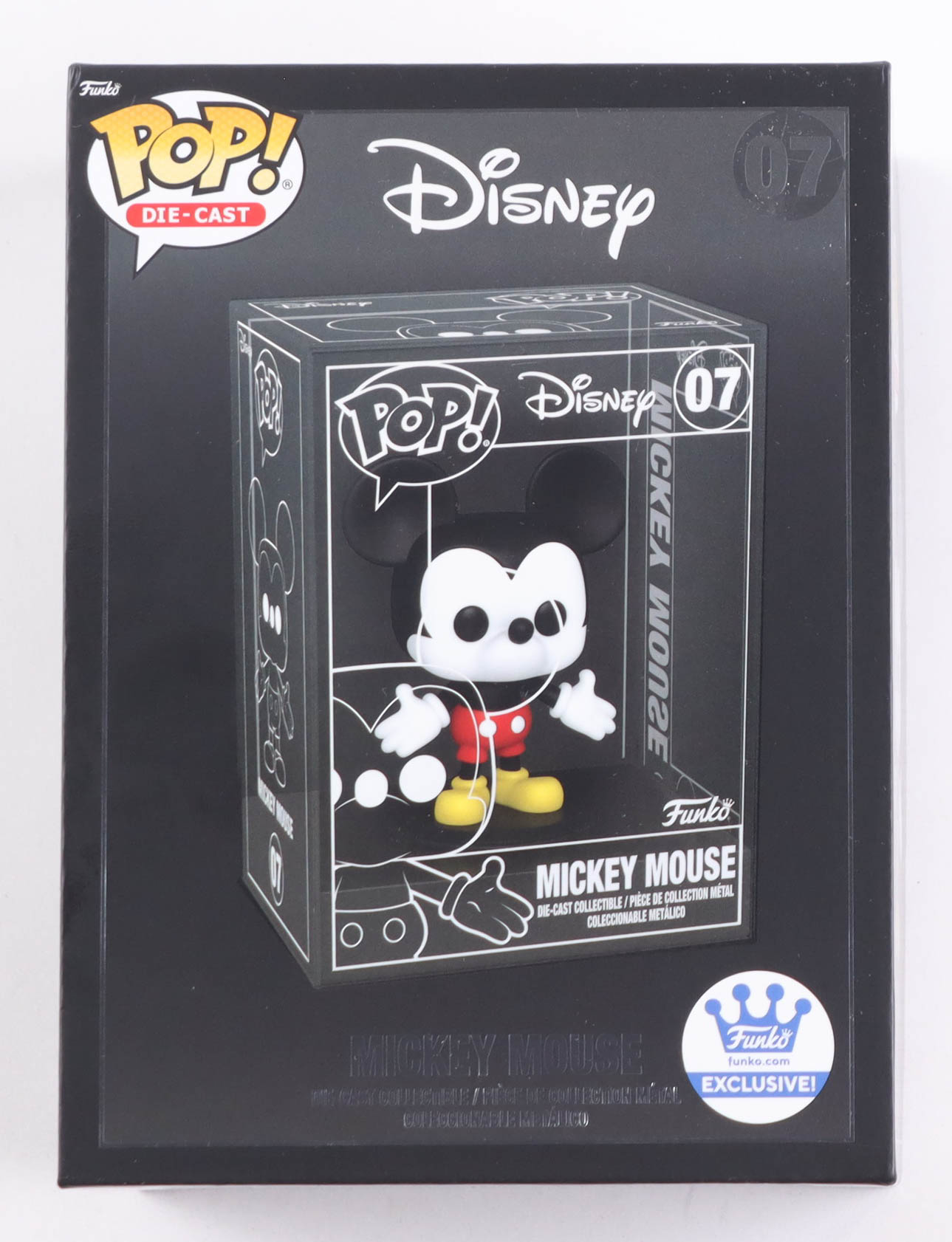 "Disney" Mickey Mouse #07 Funko Pop! Die-Cast Vinyl Figure (Factory Sealed) at PristineAuction.com "Disney" Mickey Mouse #07 Funko Pop! Die-Cast Vinyl Figure (Factory Sealed) at PristineAuction.com