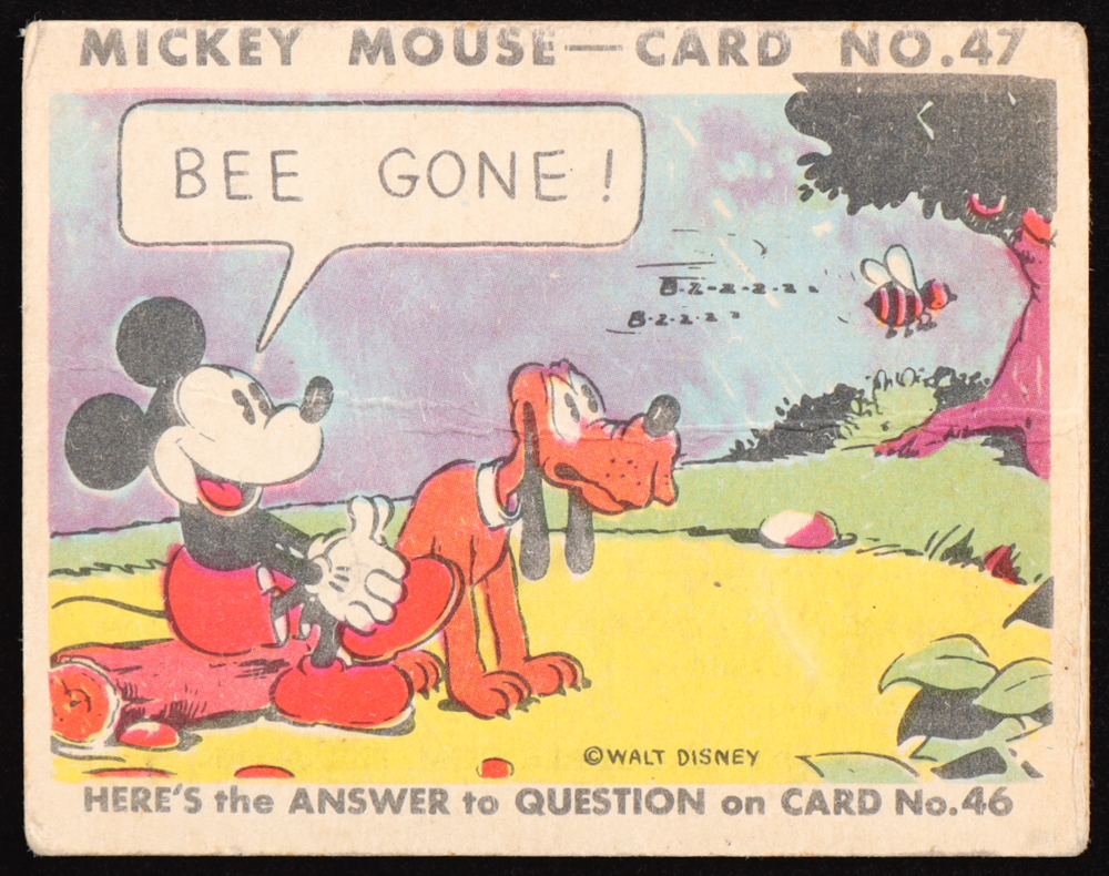 1935 Mickey Mouse Bee Gone #47 at PristineAuction.com 1935 Mickey Mouse Bee Gone #47 at PristineAuction.com