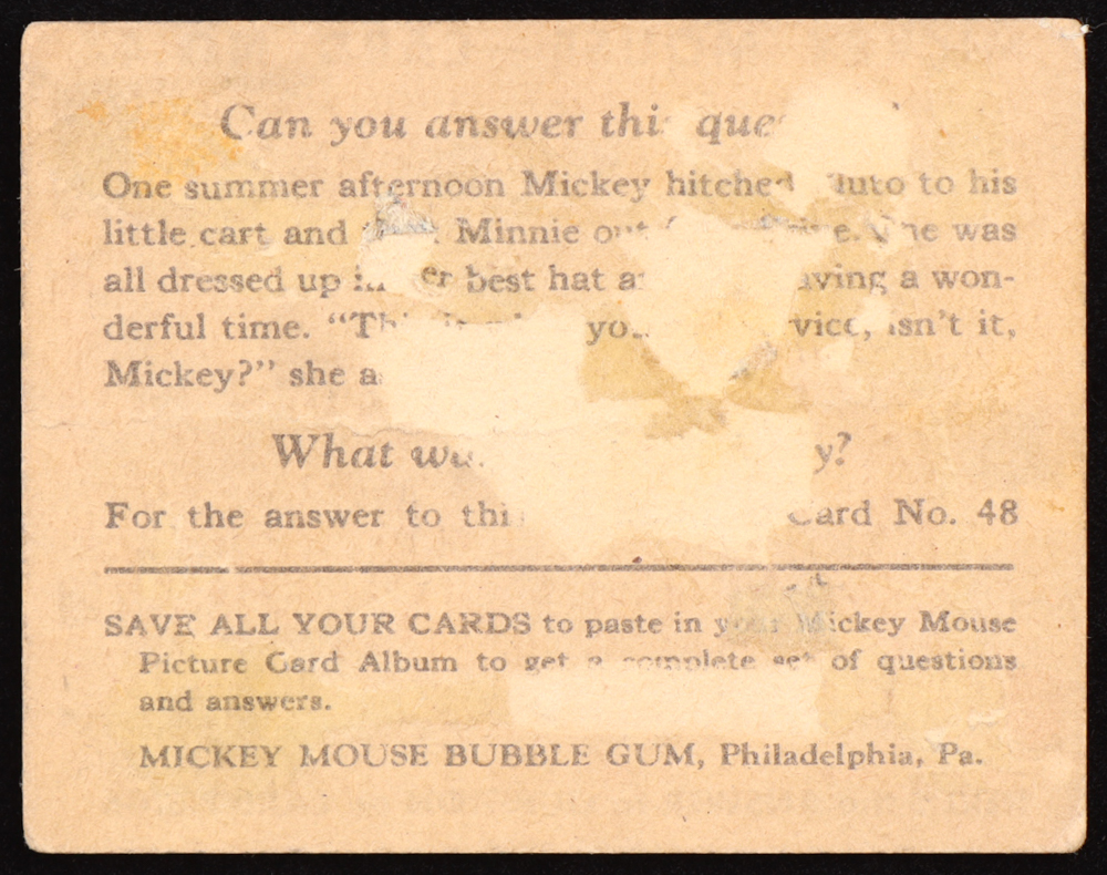 1935 Mickey Mouse Bee Gone #47 at PristineAuction.com 1935 Mickey Mouse Bee Gone #47 at PristineAuction.com