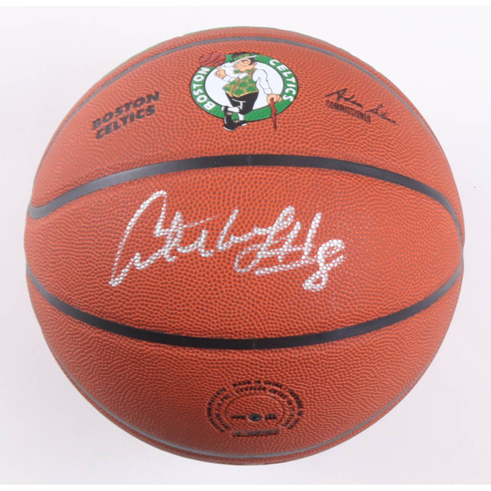 Antoine Walker Signed Celtics Logo Basketball (Schwartz) at PristineAuction.com