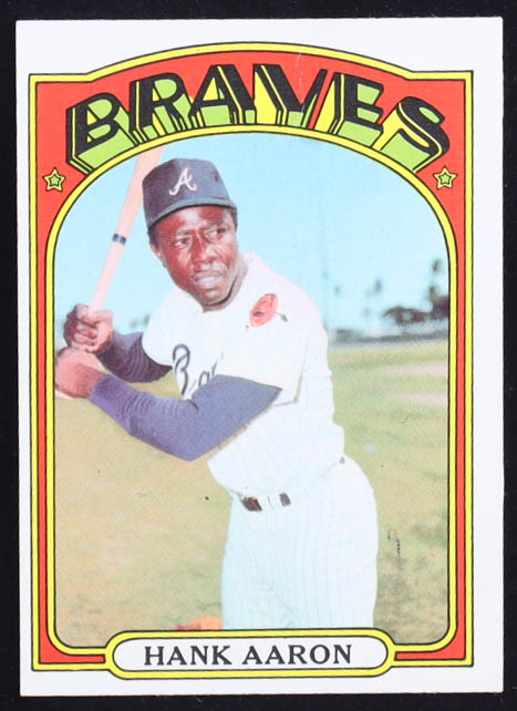 Hank Aaron 1972 Topps #299 at PristineAuction.com Hank Aaron 1972 Topps #299 at PristineAuction.com