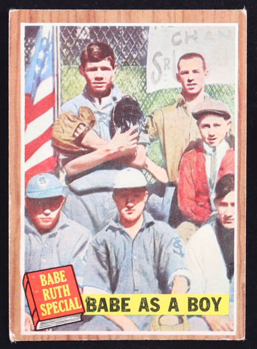 Babe Ruth 1962 Topps #135 Special 1 / Babe as a Boy at PristineAuction.com Babe Ruth 1962 Topps #135 Special 1 / Babe as a Boy at PristineAuction.com