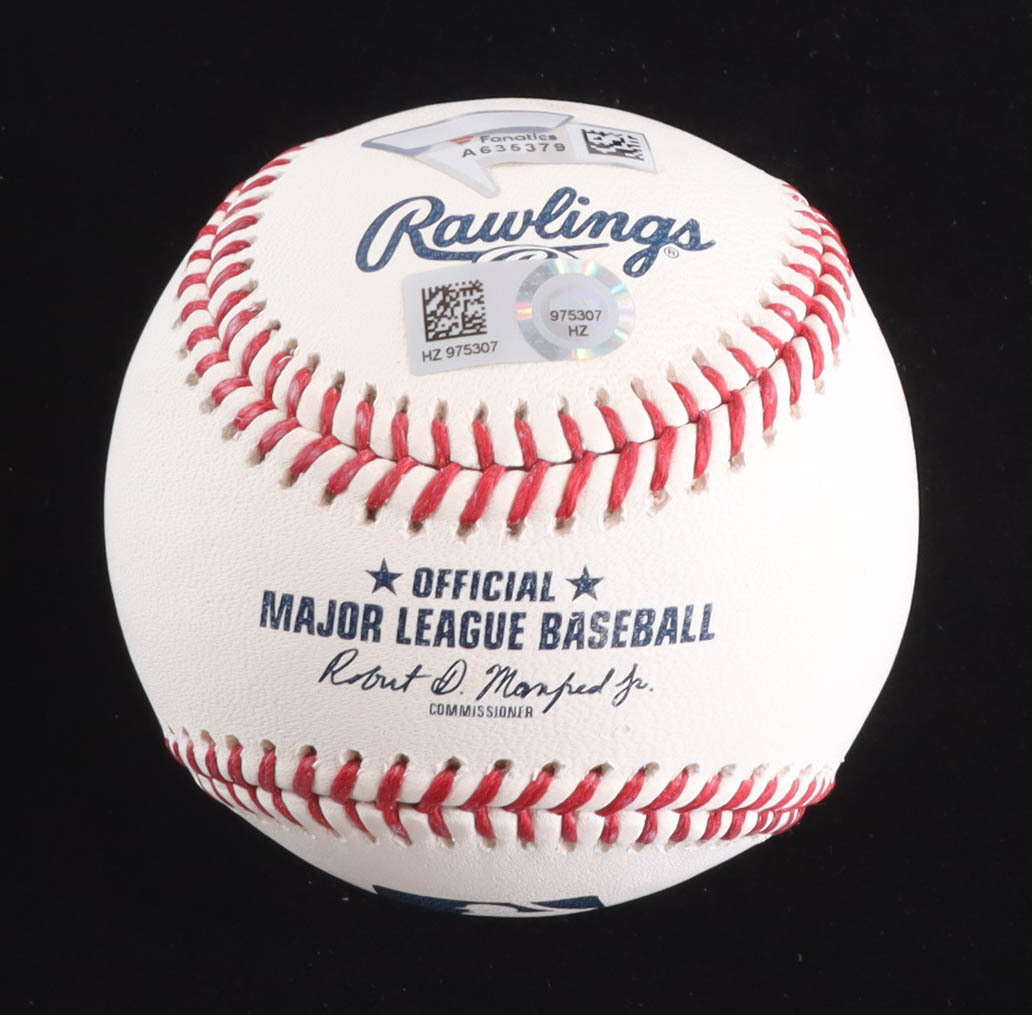 Randy Johnson Signed OML Baseball Inscribed "HOF 15" (Fanatics & MLB) at PristineAuction.com Randy Johnson Signed OML Baseball Inscribed "HOF 15" (Fanatics & MLB) at PristineAuction.com