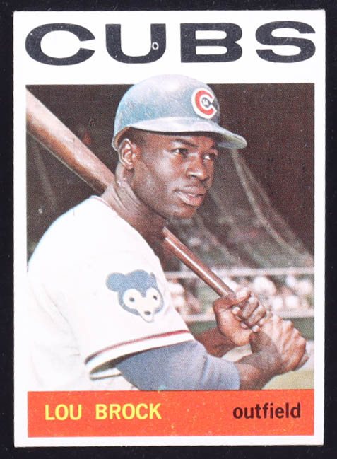 Lou Brock 1964 Topps #29 at PristineAuction.com Lou Brock 1964 Topps #29 at PristineAuction.com