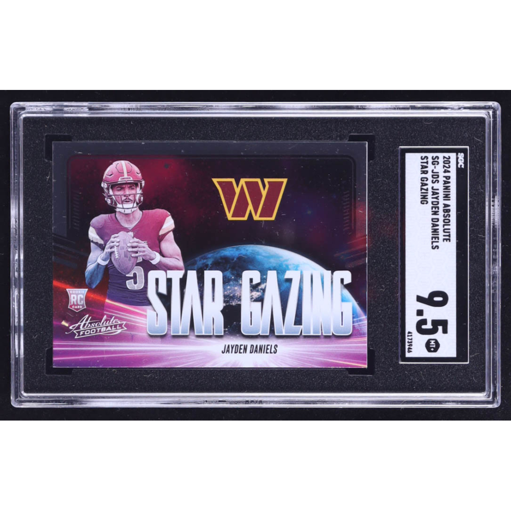 Jayden Daniels 2024 Absolute Star Gazing #19 RC (SGC 9.5) at PristineAuction.com