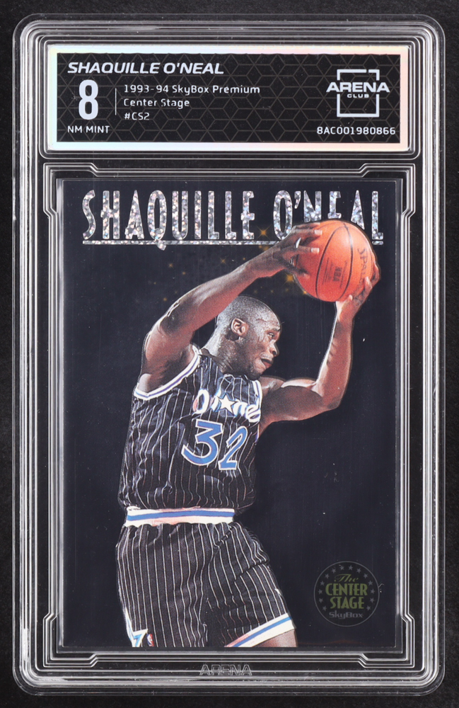 Shaquille O'Neal 1993-94 SkyBox Premium Center Stage #CS2 (Arena 8) at PristineAuction.com Shaquille O'Neal 1993-94 SkyBox Premium Center Stage #CS2 (Arena 8) at PristineAuction.com