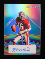 Joe Montana 2024 Leaf Metal Legacy Collection "White Light" #WL-JM1 Autograph Platinum Blue Prismatic SP Variation #5/9 at PristineAuction.com